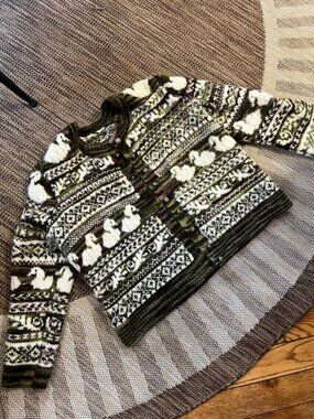 Handmade Nordic Wool Cardigan